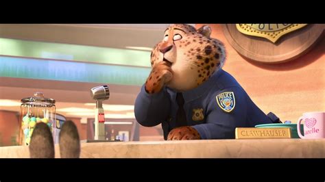 Clips For Crocs Disneys Zootopia Meet Clawhauser Available On Blu