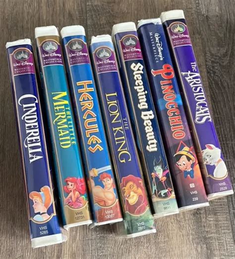 Walt Disney Masterpiece Classic Vhs Tapes Lot Of Rare Collection Picclick Ca