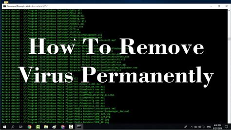 How To Remove Permanently All System Virus Using Cmd Windows 788110