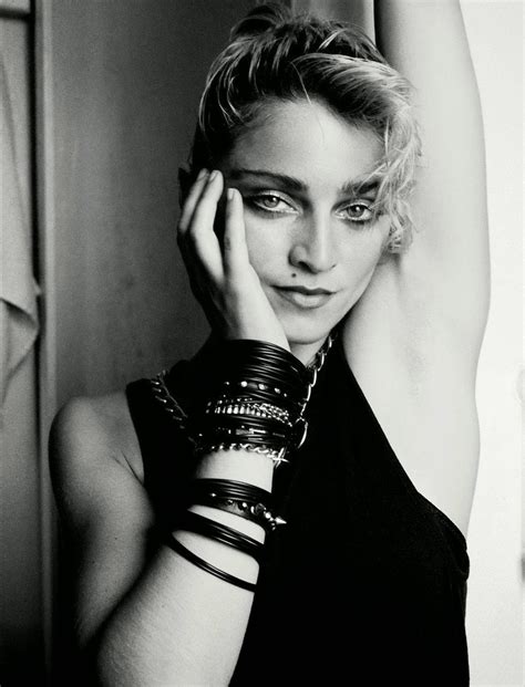 Madonna Black And White Photo