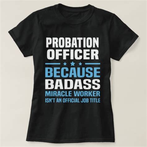 probation officer t shirt