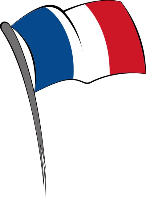 Die farben wurden am 04.10.1789 offiziell als französische kokarde eingeführt die heutige anordnung und. Kostenlose Vektorgrafik: Fahne, Flagge, Frankreich ...