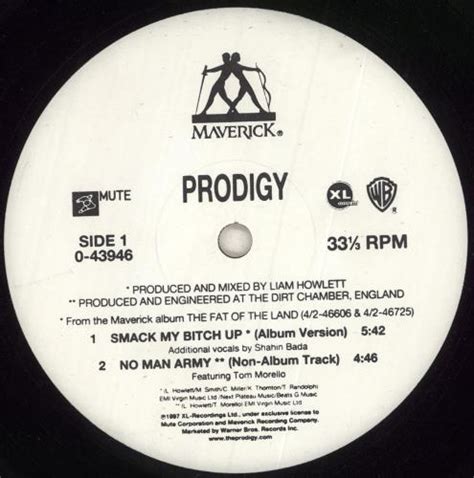 the prodigy smack my bitch up us 12 vinyl single 12 inch record maxi single 99293