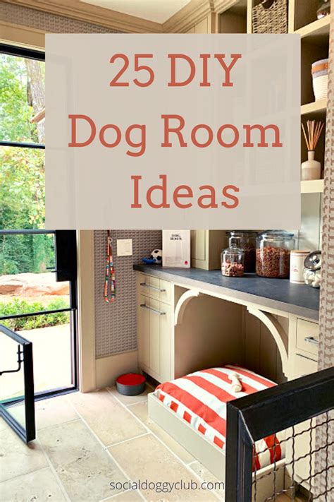25 Diy Ideas For Dog Areas Around The House Dog Bedroom Dog Rooms