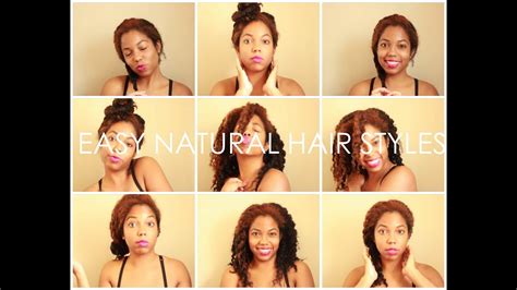 Tutorial Easy Natural Hair Styling Youtube