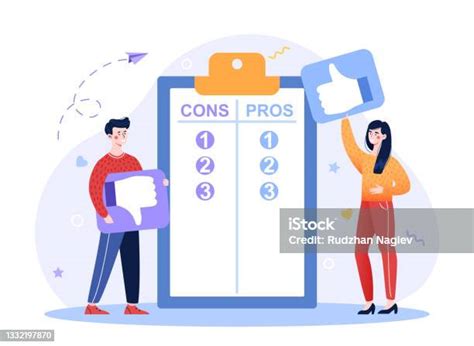 Pros And Cons Concept Stock Illustration Download Image Now Pros