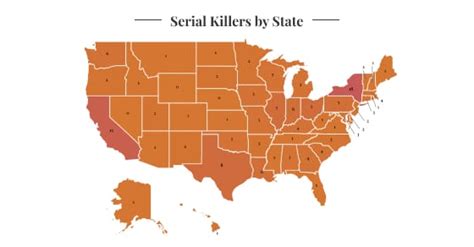Serial Killers By State 2023 Wisevoter