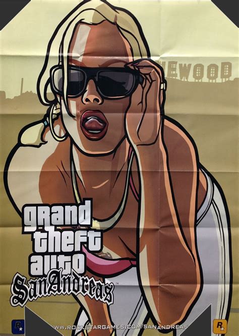 Grand Theft Auto San Andreas Poster Map Version 1 Posters