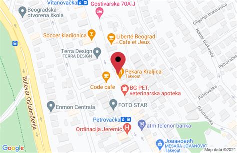 Kontakt Mapa Pekara Nestorovic Adresa Vojvode Stepe 169 Lokacija