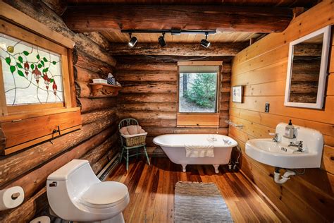 Log Cabin Bathroom Diseño De Baños Cabina De Baño Diseños De Sala