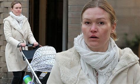 Julia Stiles Takes Newborn Son Strummer Out For A Stroll In Nyc Daily