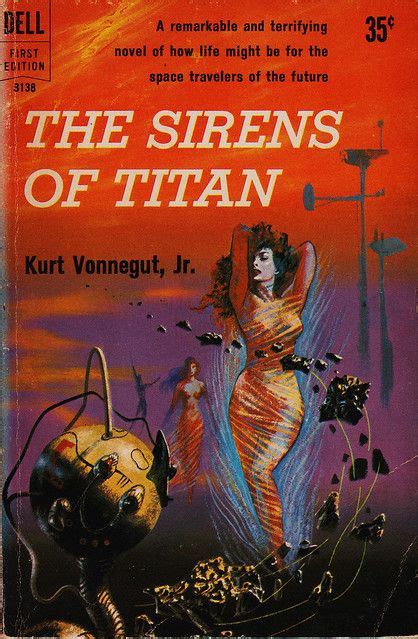 Kurt Vonnegut Jr Sirens Of Titan Dell 1959 Cover Art By Richard