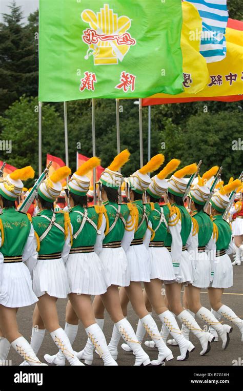 The Taipei First Girls High School Marching Band Stock Photo Alamy