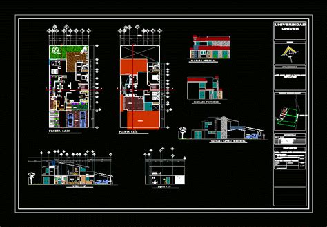 If you are interested in this plan and want to collaborate or purchase a full architectural detailed floor plan please pm me. Modern Two Story House with Garage 2D DWG Plan for AutoCAD ...