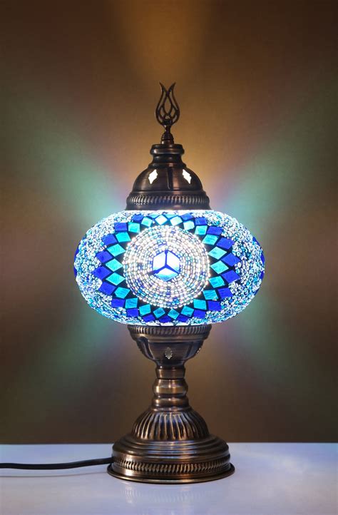 Mosaic Lamp Turkish Table Lamp Reading Lamp 100 Handmade Etsy