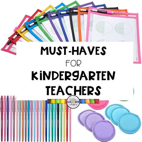 38 Must Haves For Kindergarten Teachers Artofit