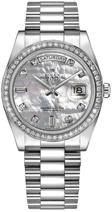 118346 Rolex Day Date 36 Mens Platinum Watch