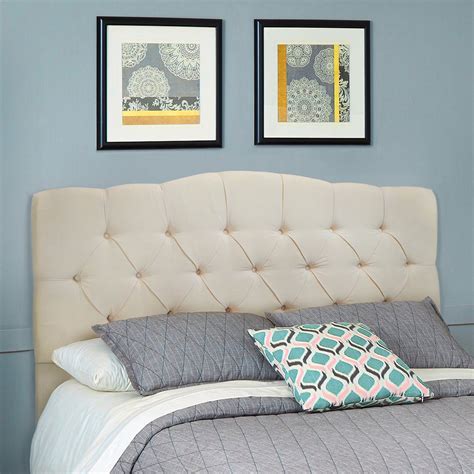 Queen Full Upholstered Headboard Bed Frame Button Bedroom Furniture
