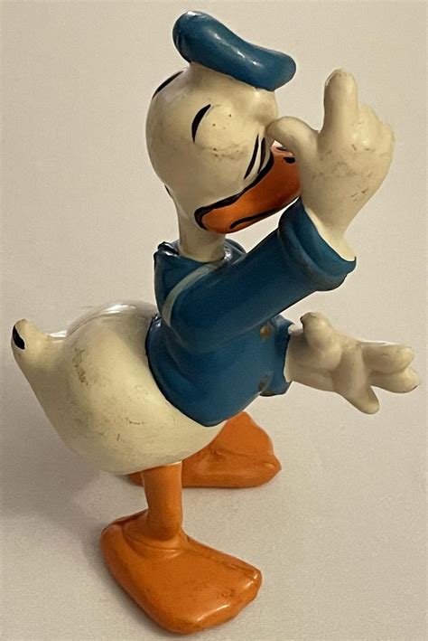 Lot Vintage Celluloid Donald Duck Figurine