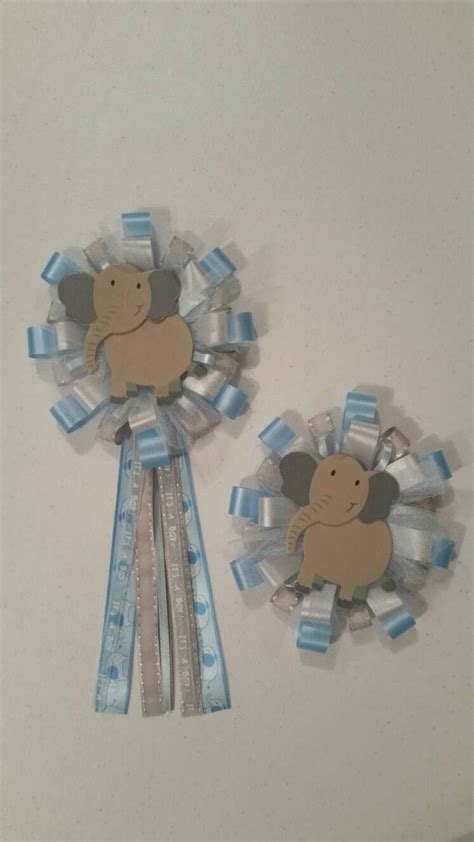 Items Similar To Corsage Mommy To Be Baby Shower Pins Elephant