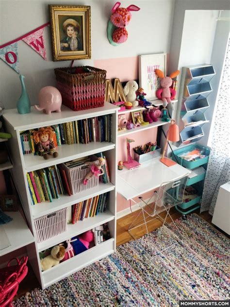 A simple shared girls room idea is decorating with names. The Ultimate Small Shared Bedroom for Two Growing Girls ...