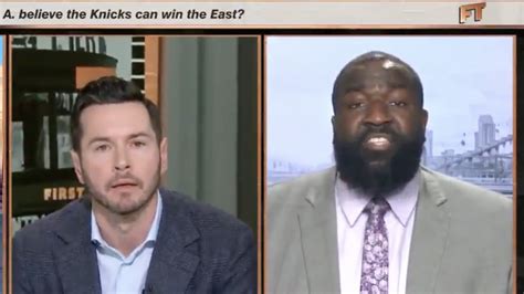 Kendrick Perkins Gets Heated At Jj Redick Over Mvp Discussion On First Take