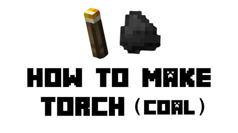 Minecraft How To Make Torchcoal Youtube