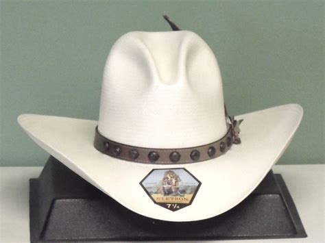 Stetson Broken Bow 10x Shantung Straw Gus Style Cowboy Western Hat Ebay