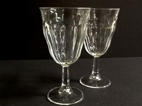 Duralex Picardie Clear Wine Glasses Set Of 2 Made In France