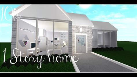 Bloxburg House Ideas 1 Story 4k Best Design Idea