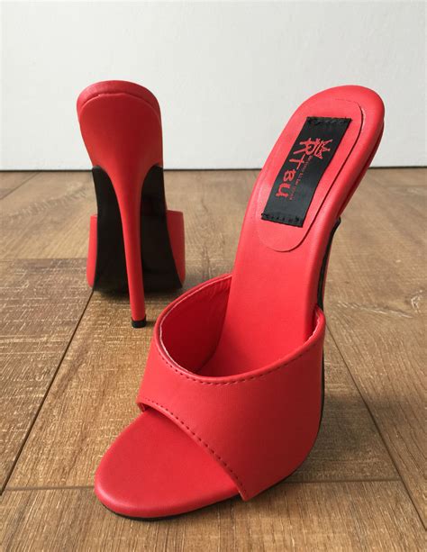 18 Mule Sexy Mistress Hi Heel Stiletto Fetish Slipper Rebelsmarket