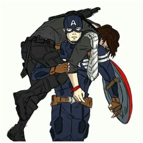 “i m with you ‘til the end of the line pal ” stucky marvel superheroes captain america and
