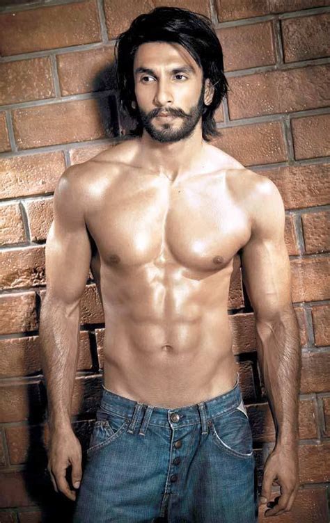 Ranveer Singh Showing His Body