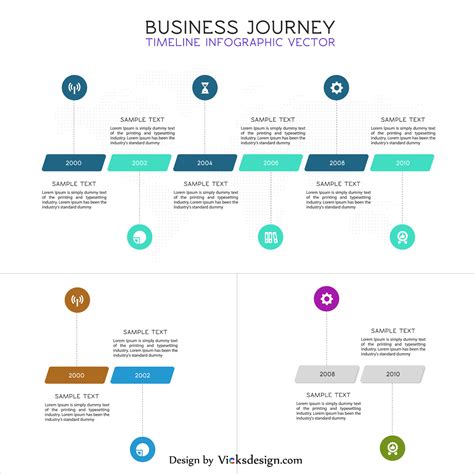 Business Journey Timeline Infographic Corporate Timeline Market