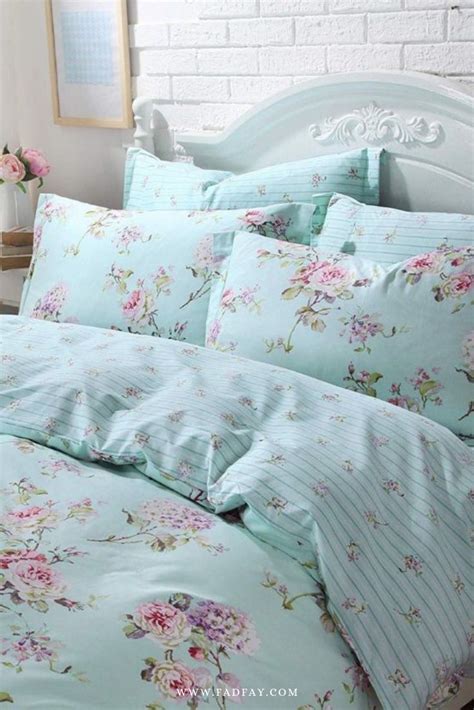 Hydrangea And Rose Floral Duvet Cover Set 100 Cotton Bed Linens
