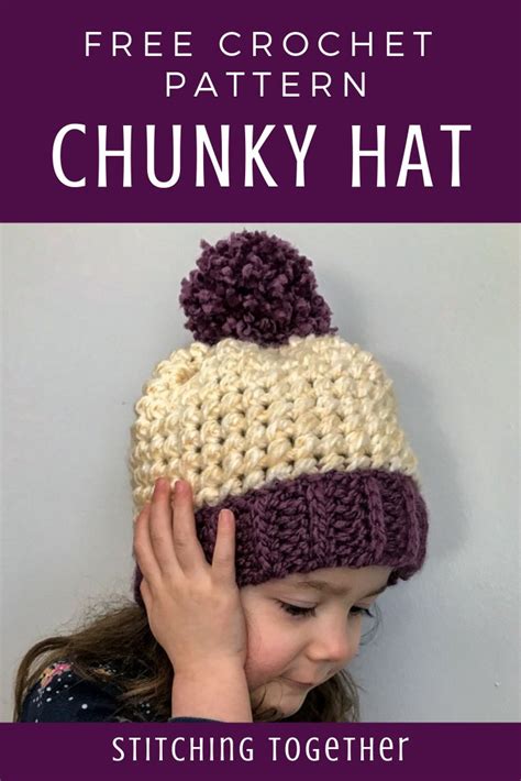 Love This Chunky Yarn Crochet Hat Pattern 2019 Yarn Ideas