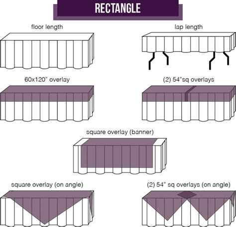 Brentwood Party Rentals - Set-up Options for using Overlays