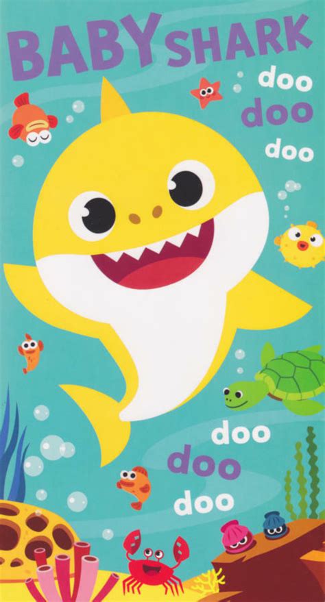 Print, download, send online for free. Pinkfong Baby Shark - Birthday Card - CardSpark