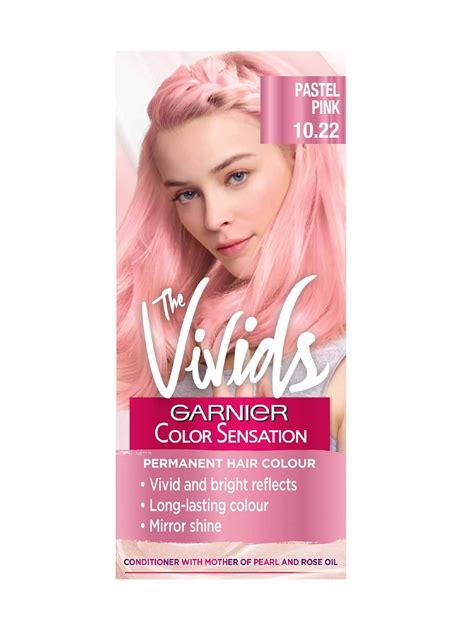 Pastel Pink Hair Dye Color Sensation Vivids Garnier Uk