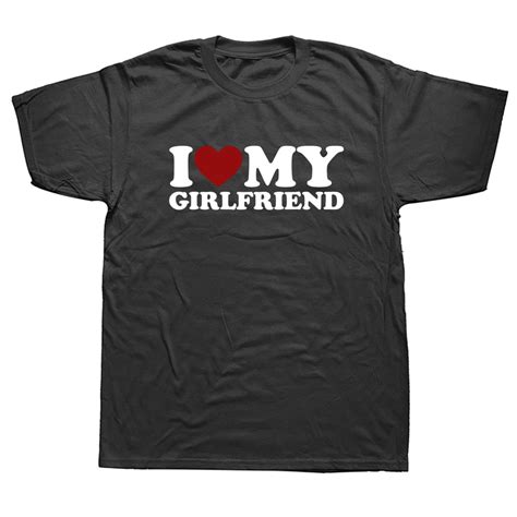 Love Girlfriend Shirt Men Heart Girlfriend Shirt Tshirt Men Love