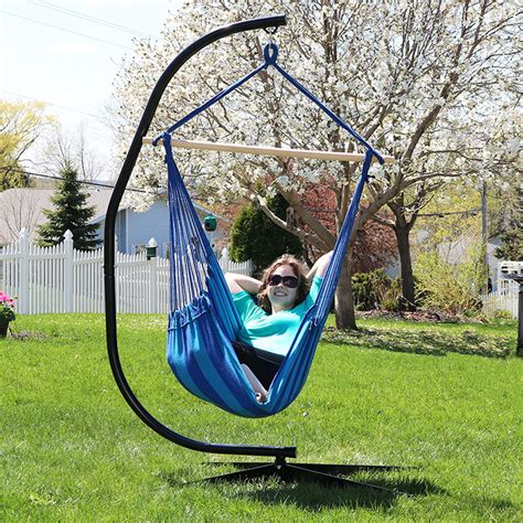 Choose from contactless same day delivery, drive up and more. Sunnydaze Extra Large Hammock Chair Swing & Stand Set ...