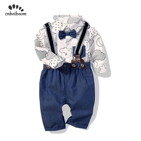 Autumn Baby Boys Clothing Sets Little Gentleman Style Infant Boy Short