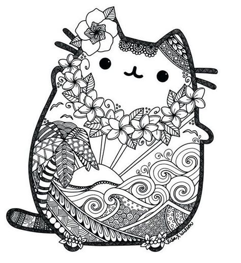 Pin On 30 Pusheen The Cat Coloring Pictures