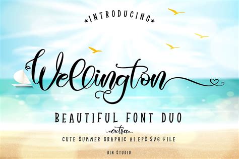 Wellington Script Font All Free Fonts
