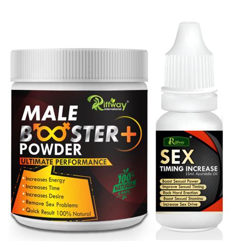 Buy Riffway Male Booster Plus Powder 100 Gm Sex Timing Increase Oil