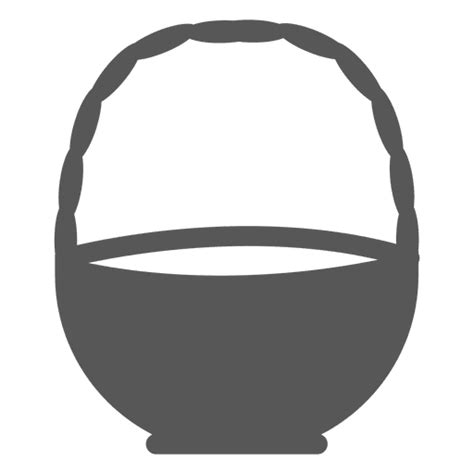 Blank easter basket icon - Transparent PNG & SVG vector file