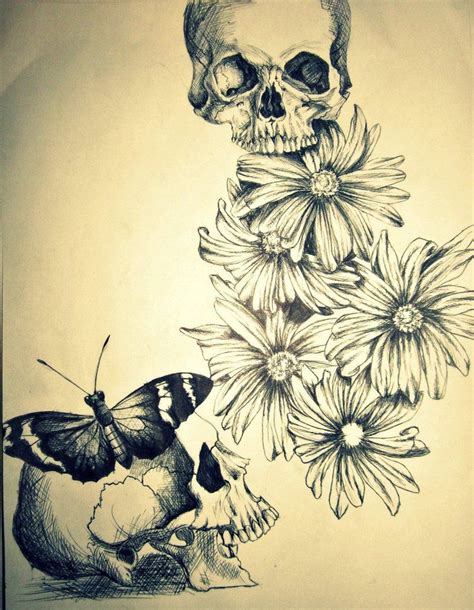 I Love This Deff Getting This Tattoo Floral Skull Tattoos Skull