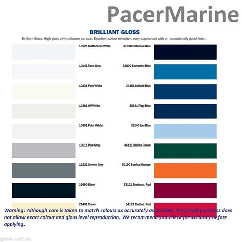 Hempel Paint Color Chart