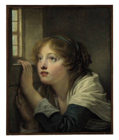 Jean Baptiste Greuze Tournus 1725 1805 Paris A Young Girl At A