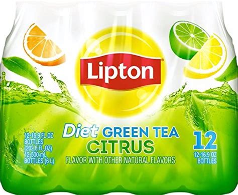 Lipton Diet Green Tea With Citrus 12pk169 Fl Oz Bottles Brickseek
